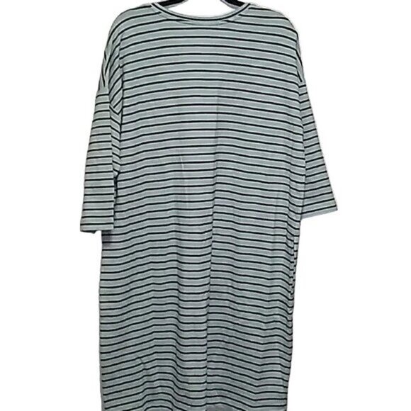 J. Jill Mint Green Striped Tunic Dress - Picture 3 of 5
